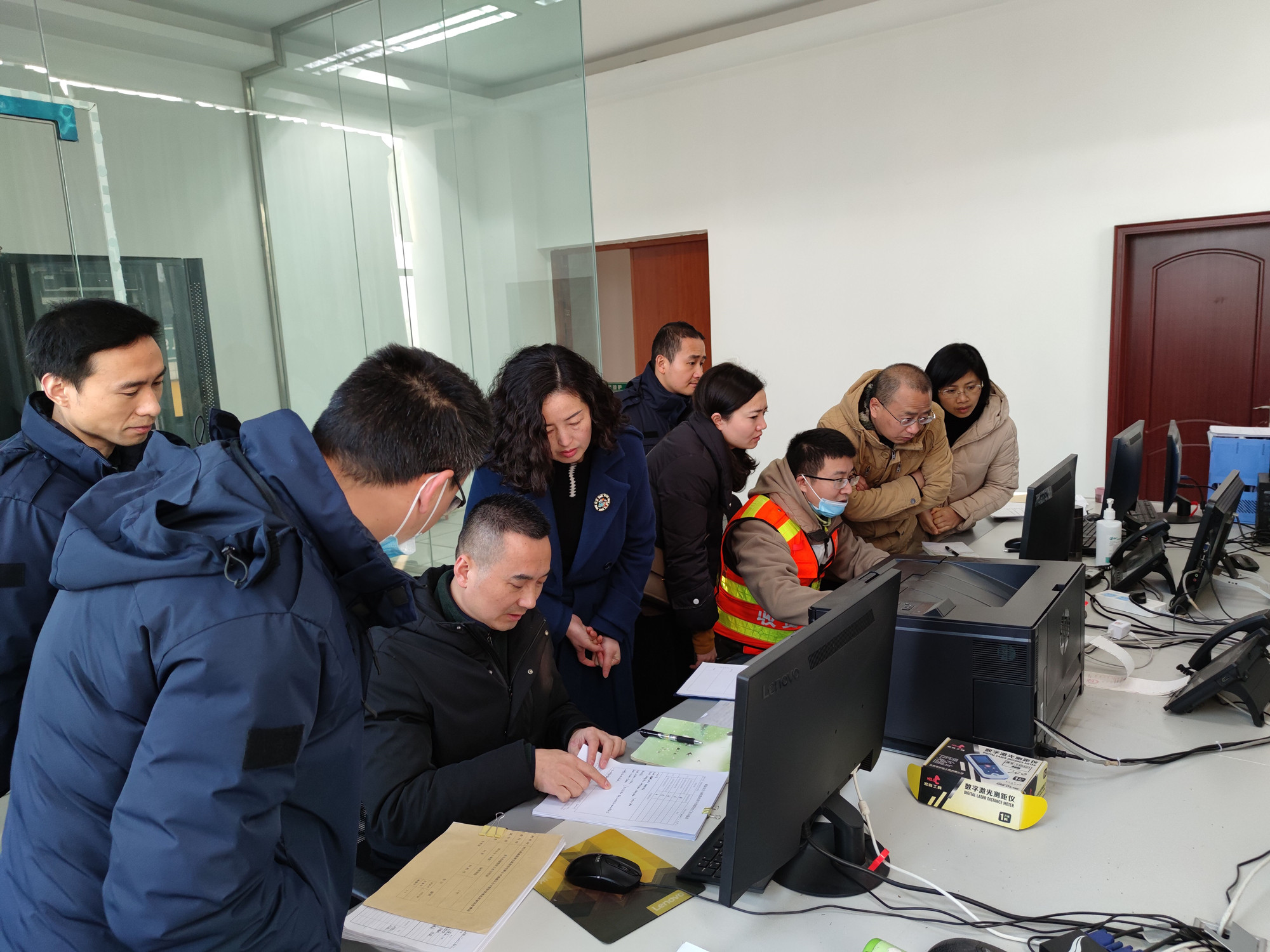 2022.1.20成渝分公司开展收费业务专项稽查 2022.1.20成渝分公司开展收费业务专项稽查