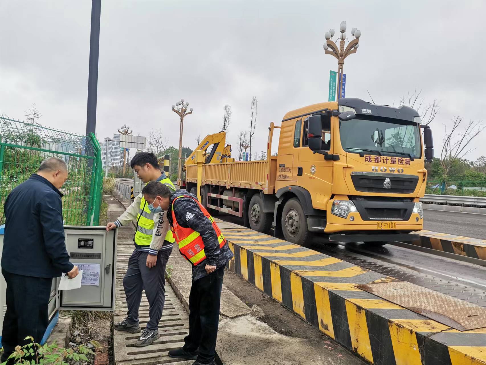成都管理处完成2022下半年车道计重设备检测工作