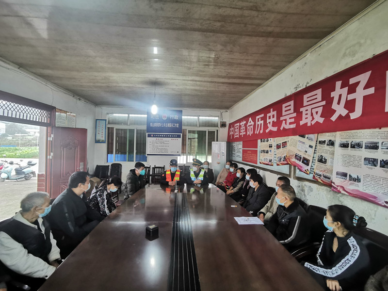 资阳管理处组织开展消防安全宣传“五进”活动