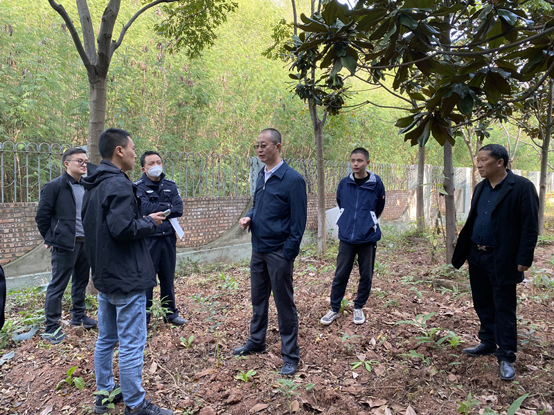 成渝分公司实地踏勘高速公安业务技术用房建设选址