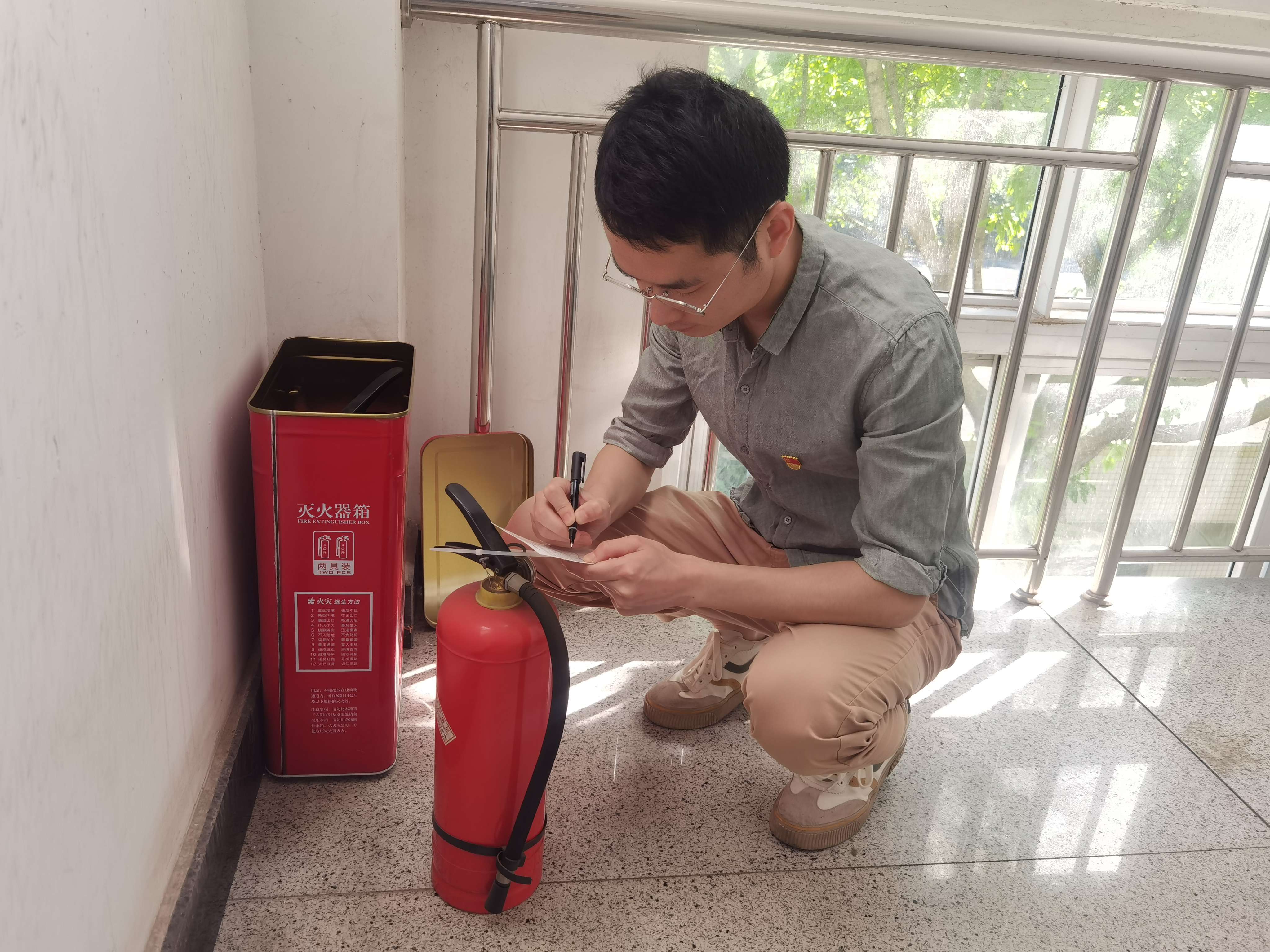 内江管理处开展消防设施专项检查