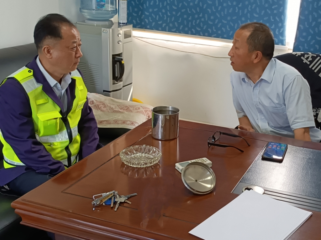 2022.4.24+内江管理处+黄尹+成渝高速银山收费站开展一线员工谈心谈话
