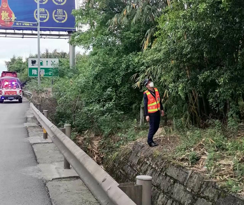 内江管理处有力应对大风天气