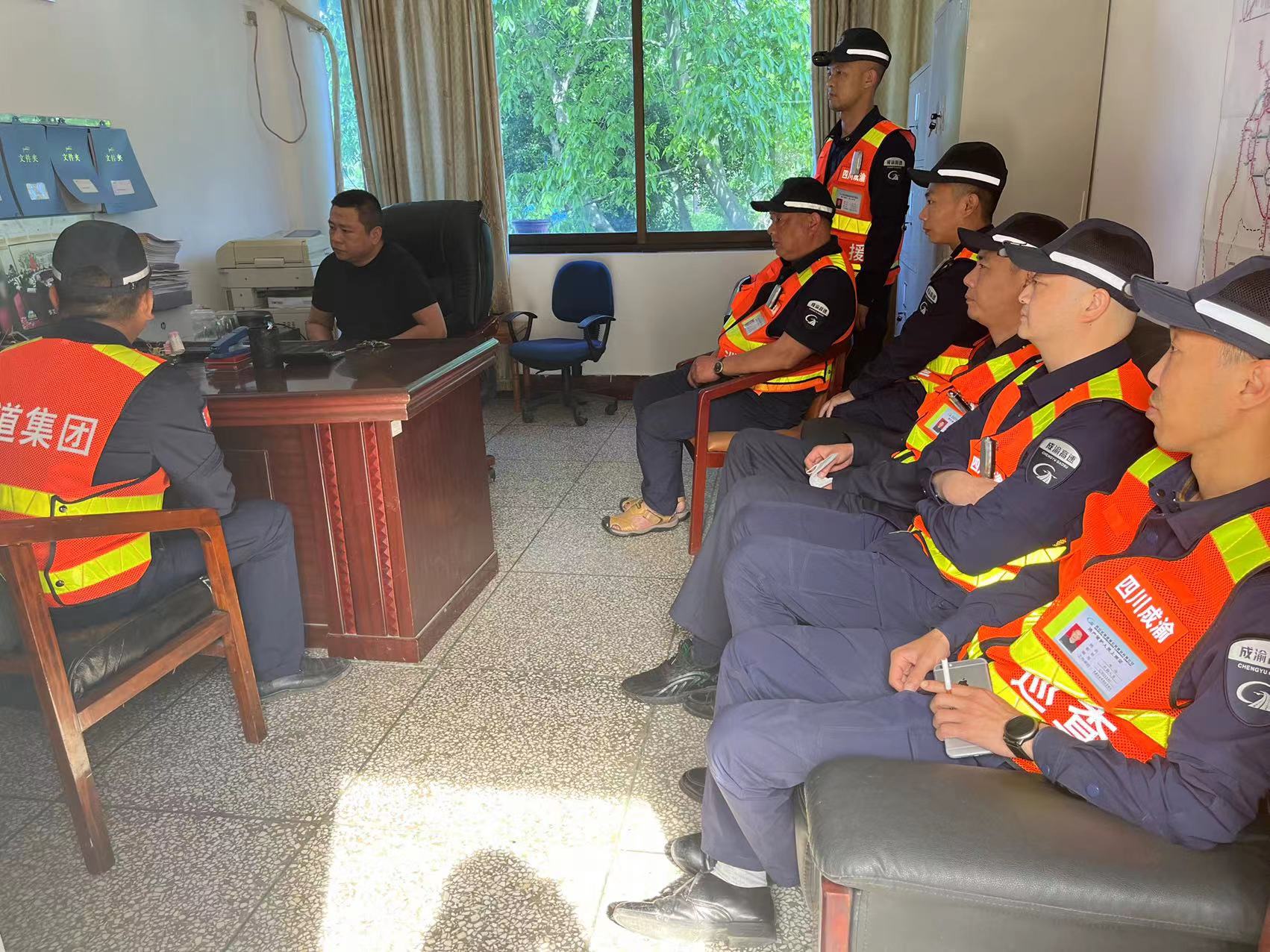 2022.4.26+成渝分公司+内江管理处管护二中队开展安全警示教育+易国辉