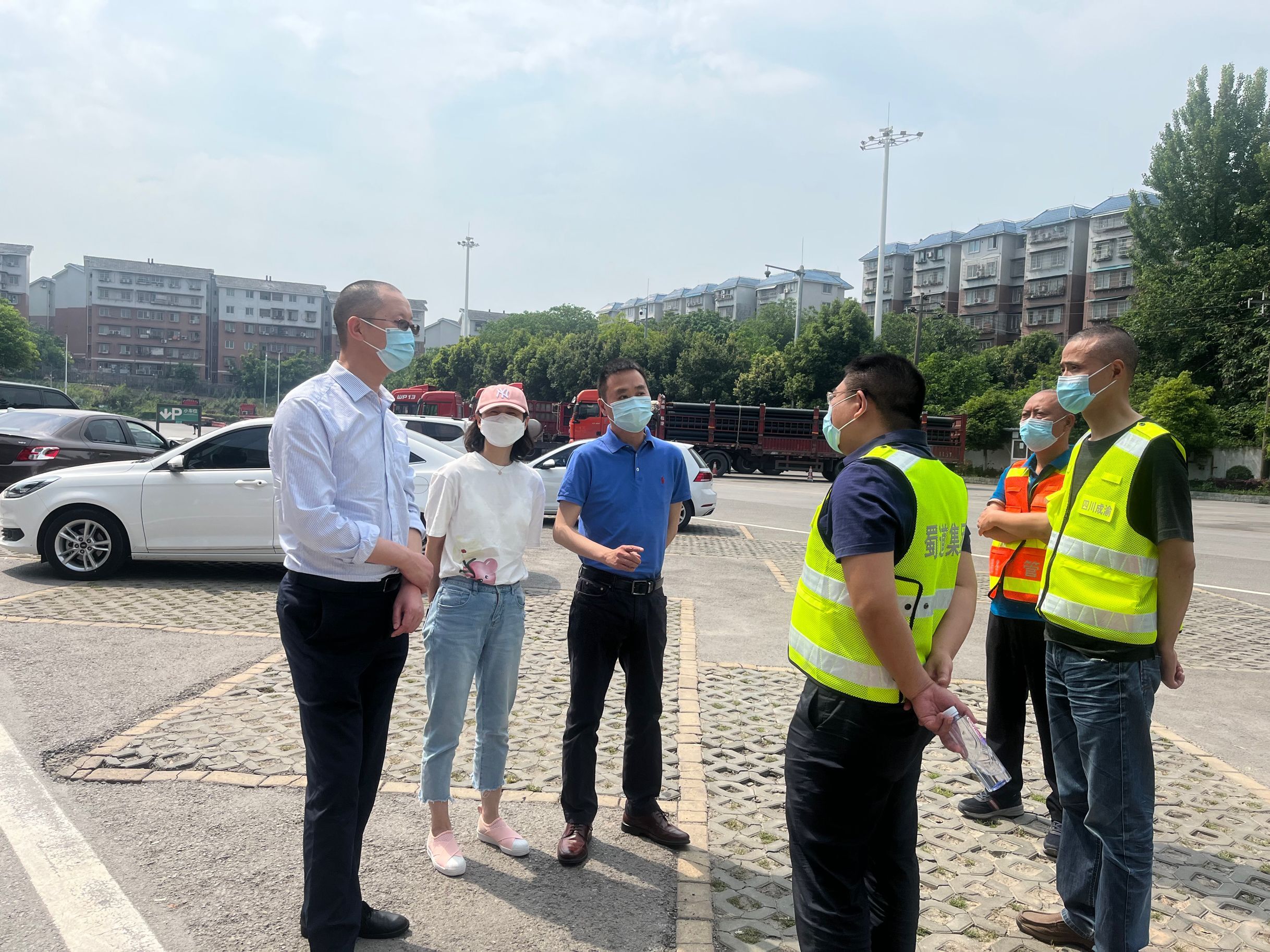 2022.5.6+成渝分公司+公司检查督导内江管理处 “五一”节后安全环保及疫情防控工作+戴秀峰