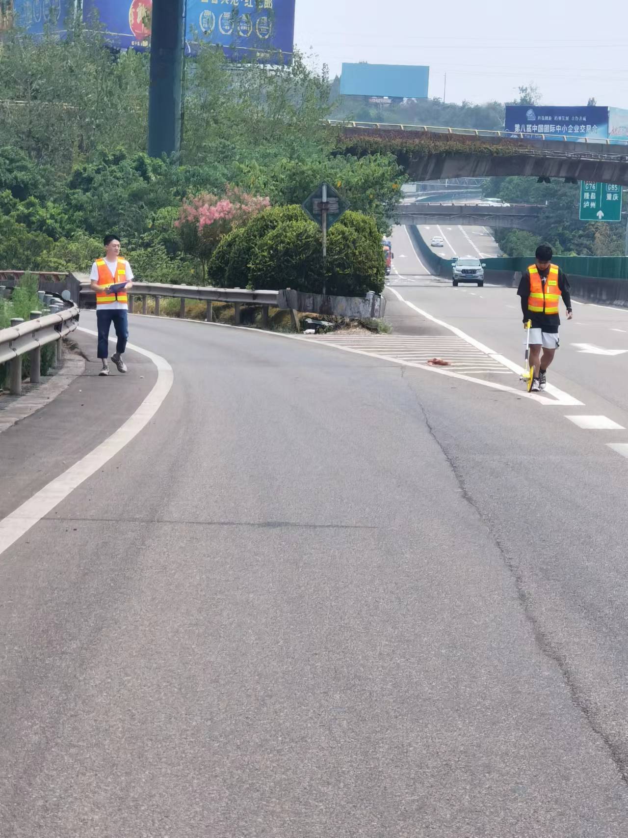 内江管理处开展通视三角区调查工作