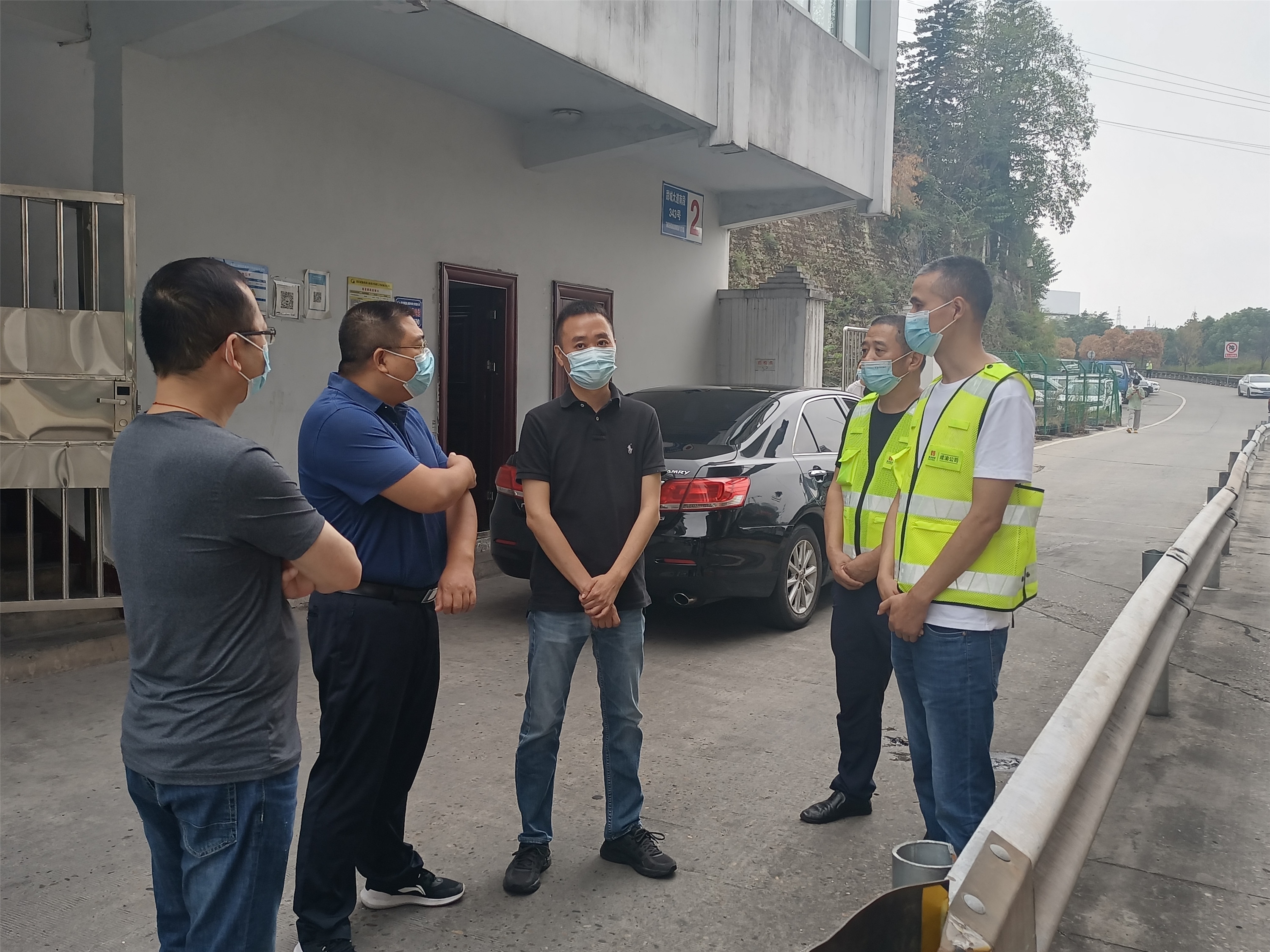 成渝分公司检查资阳、内江管理处疫情防控工作