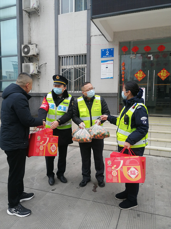 资阳管理处开展春节慰问暨安全生产检查