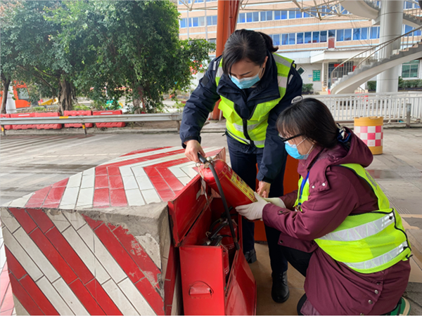 成渝高速渔箭收费站开展消防安全专项检查