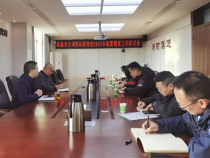 1.31+贺晓资阳管理处召开2023年收费稽查工作研讨会