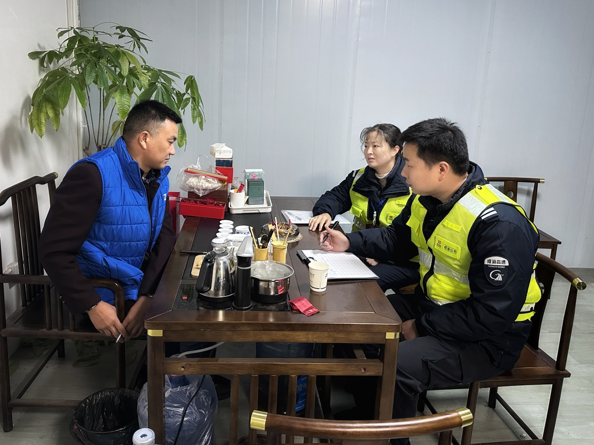 资阳管理处开展沿线企业走访调查工作