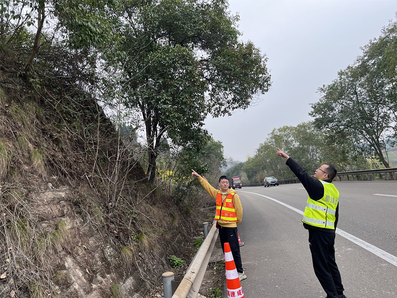 内江管理处开展路容路貌专项整治
