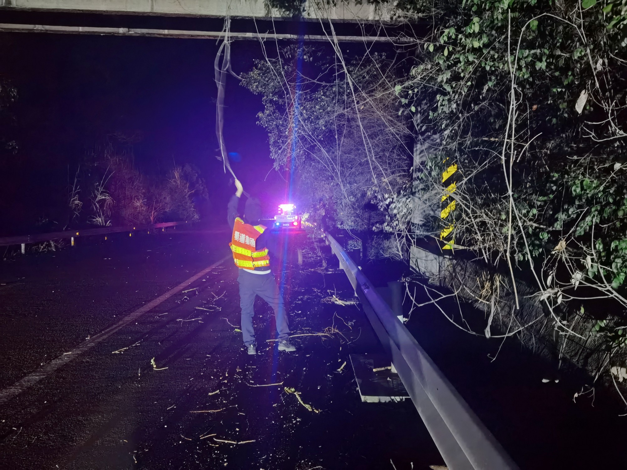 资阳管理处“三到位”应对大风恶劣天气
