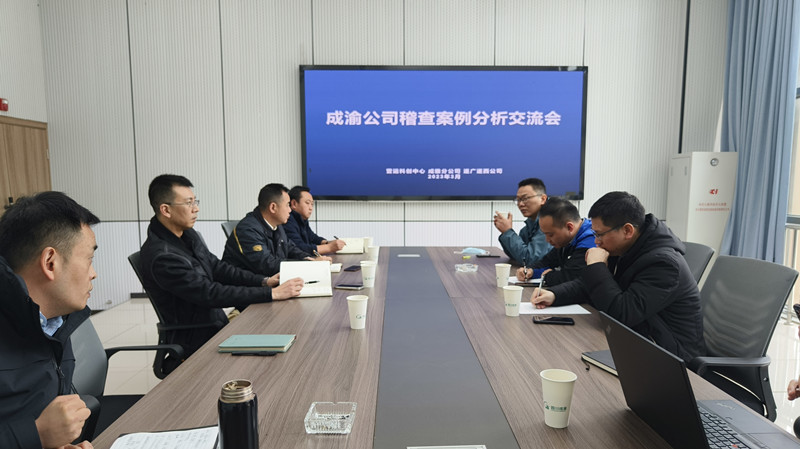 成渝公司经营管理部开展稽查案例分析交流座谈
