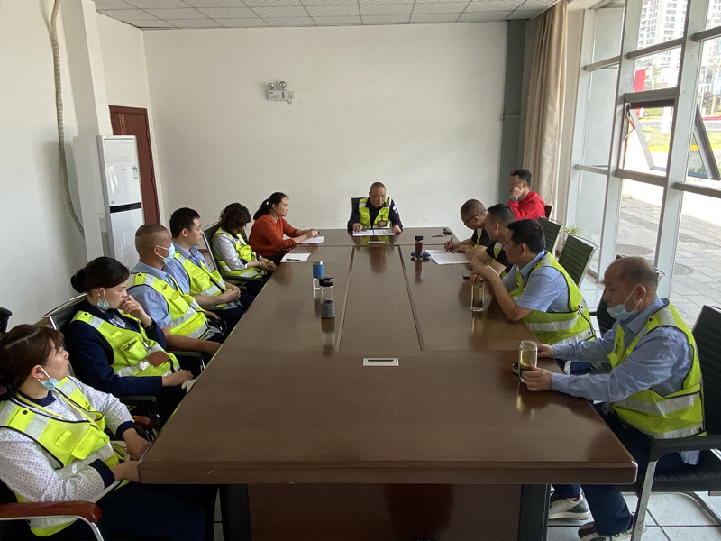 成渝高速公路简阳北收费站开展汛期地质灾害应急处置桌面推演