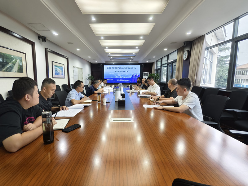 成渝分公司召开边坡应急抢险处治工程施工图设计评审会